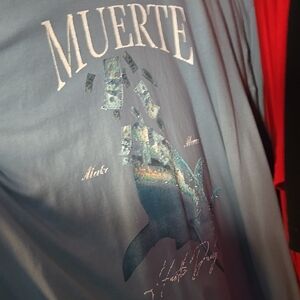 Blue Graphic T-Shirt with Shark Design